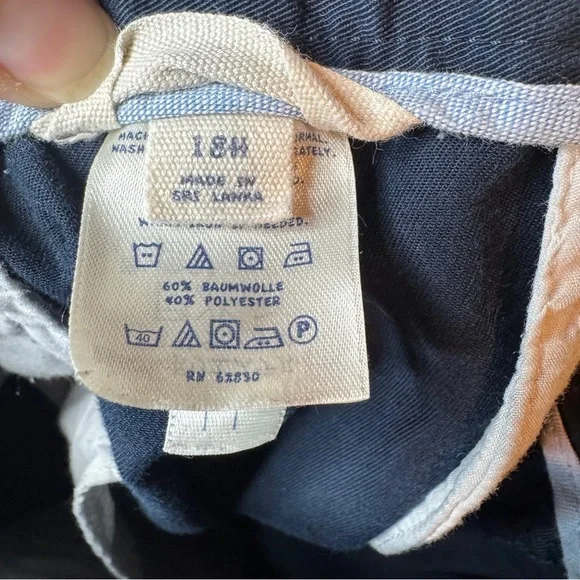 Lands End Boys Navy Shorts Uniform - Picture 4 of 5